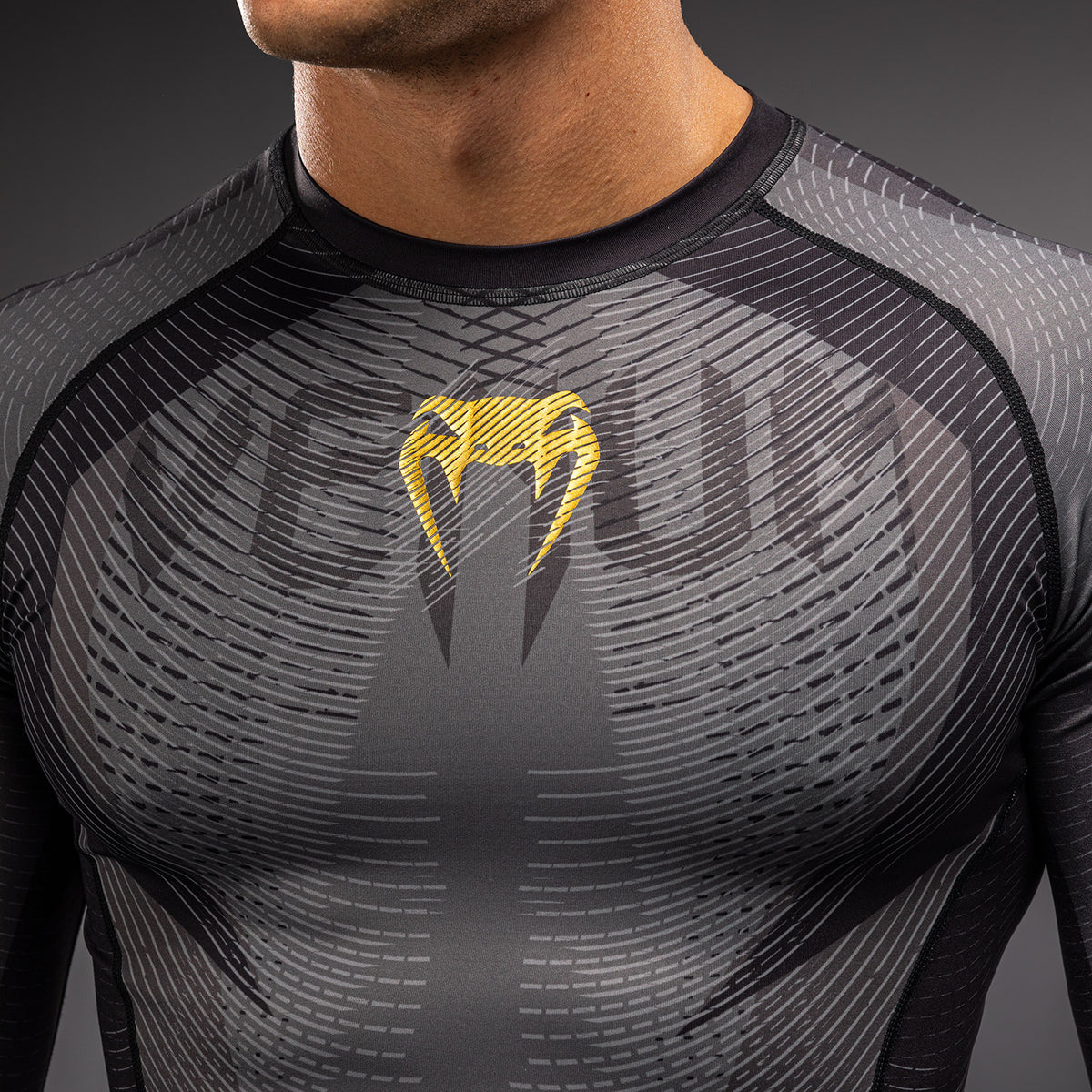 Rashguard à Manches Longues Venum Galactic 3.0 - Noir/Or - product-type_T-Shirts de Compression