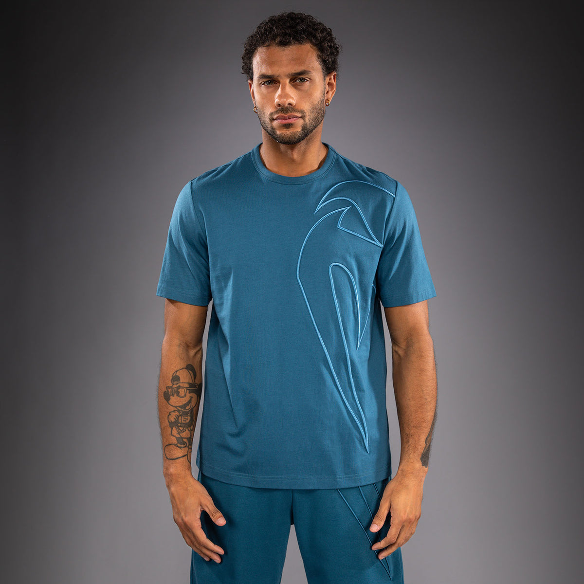 T-shirt en Coton Venum Giant 3D - Bleu Océan - product-type_T-Shirts