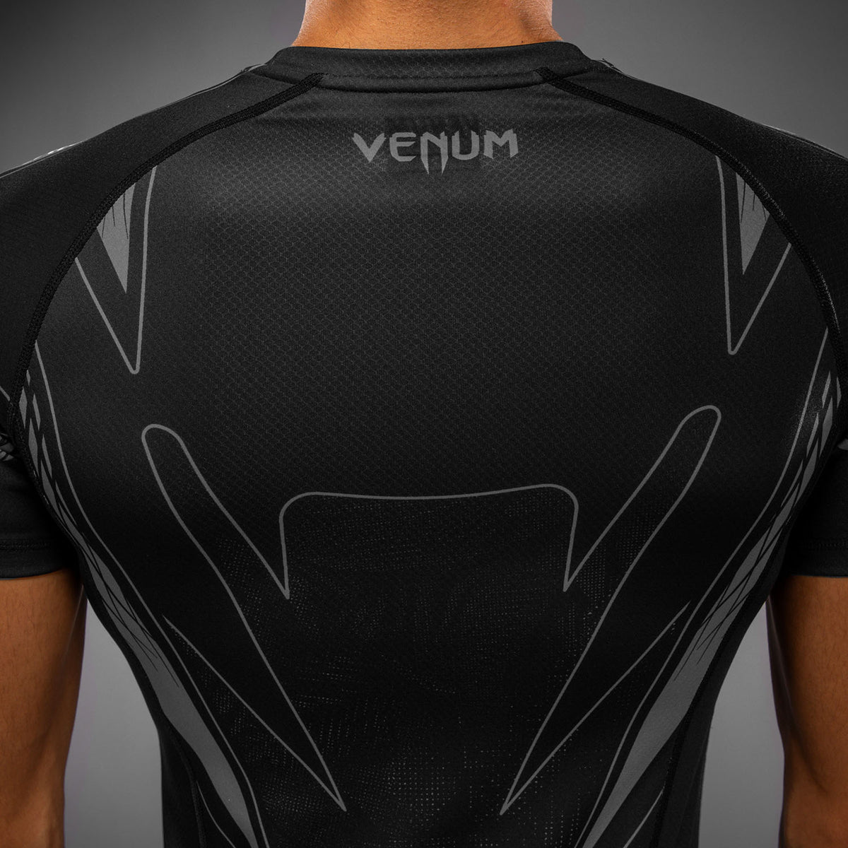 Rashguard à manches courtes Venum Amazonia Reborn - Noir/Gris - product-type_T-Shirts de Compression