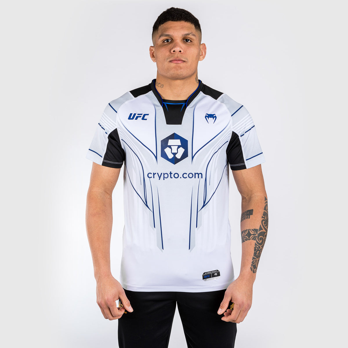 T-shirt Technique Homme Personnalisé UFC Venum Authentic Fight Night 2.0 - Midnight Edition - Ice - product-type_T-Shirts Dry Tech