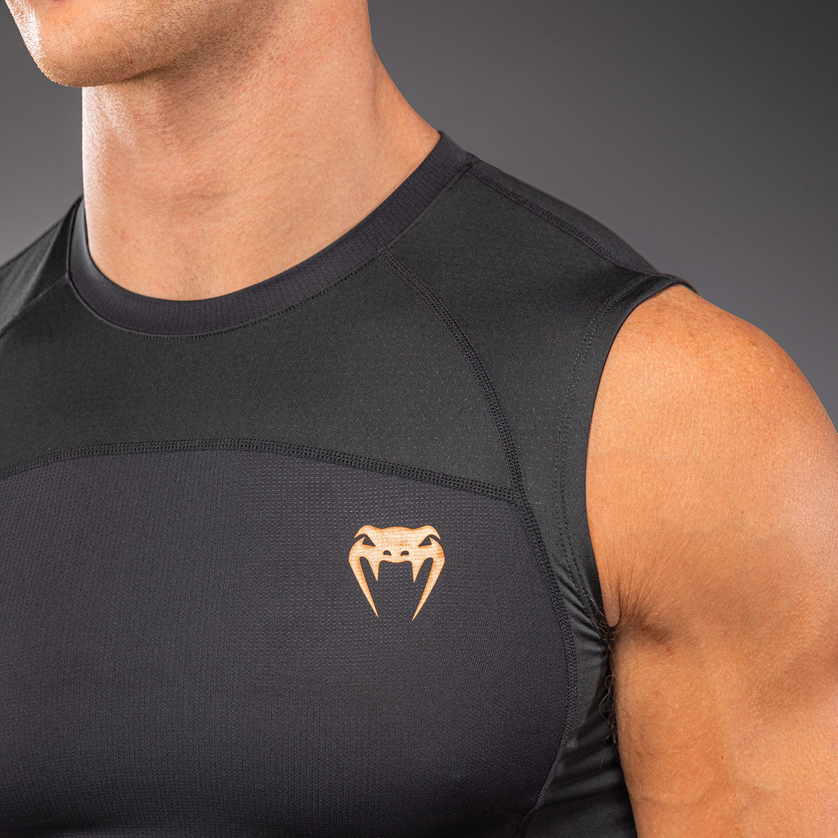 Rashguard sans manches Venum G-Fit Revolution - Noir/Cuivre - product-type_T-Shirts de Compression
