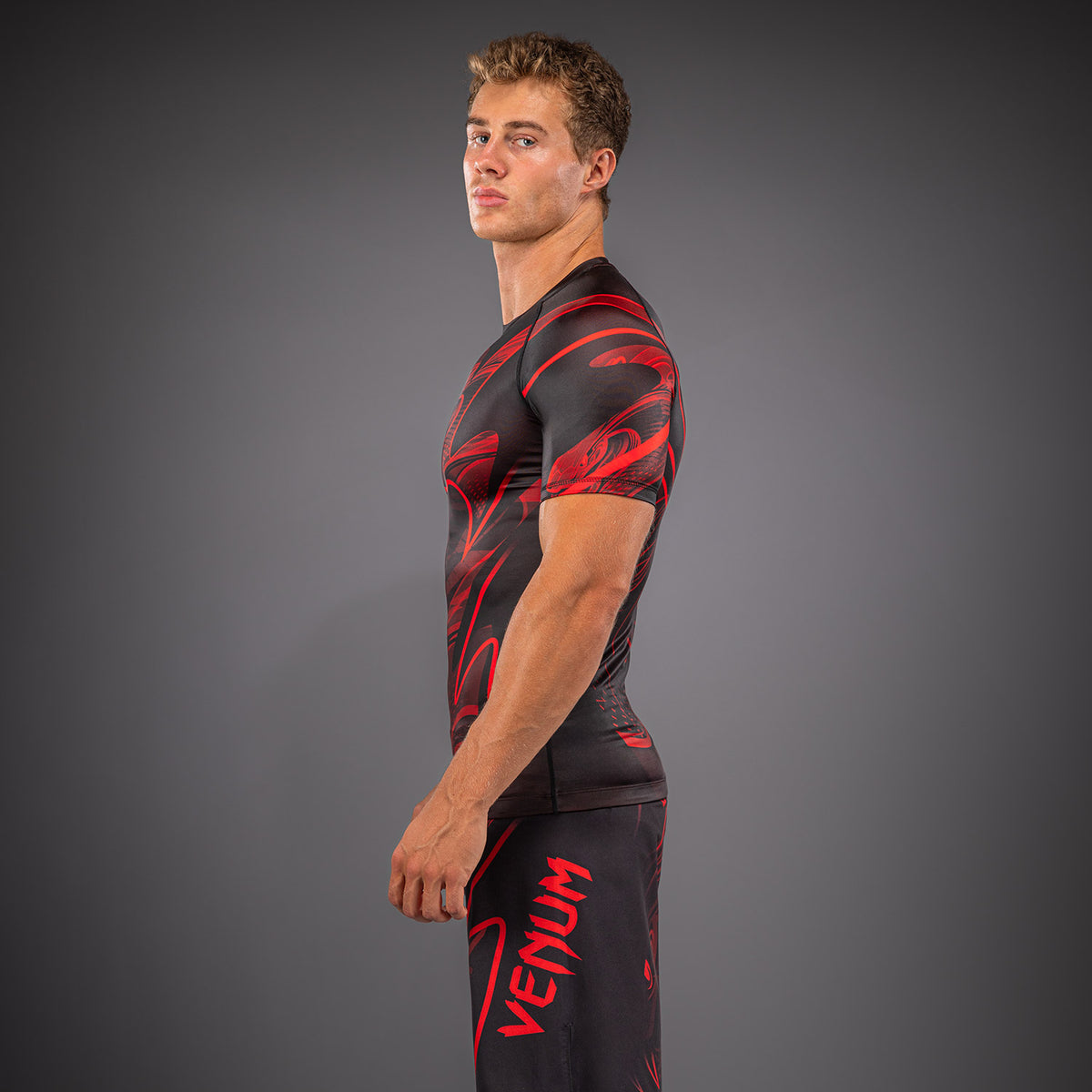 Rashguard manches courtes Venum Crimson Viper 2.0 - Noir/Rouge - product-type_T-Shirts de Compression
