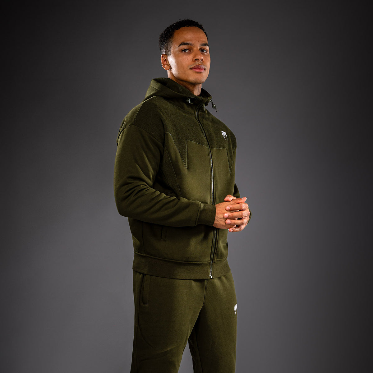 Veste de survêtement Venum Attack Fleece & Weave - Kaki - product-type_Sweatshirts