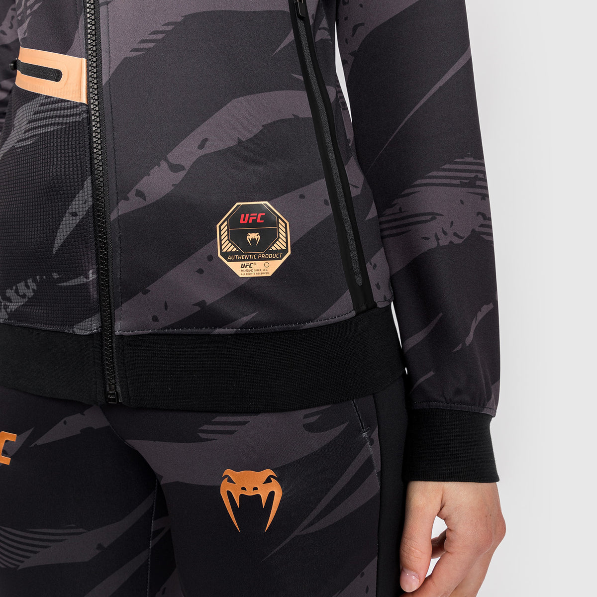Veste À Capuche Zippé pour Femmes UFC Adrenaline by Venum Fight Week - Urban Camo - product-type_Vestes
