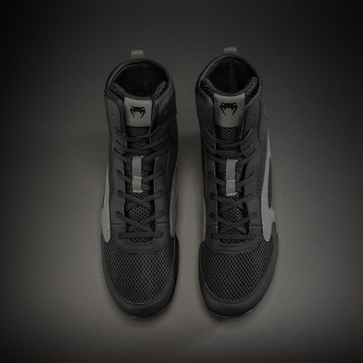 Chaussures de boxe Venum Contender - Noir/Gris - product-type_Chaussures de boxe