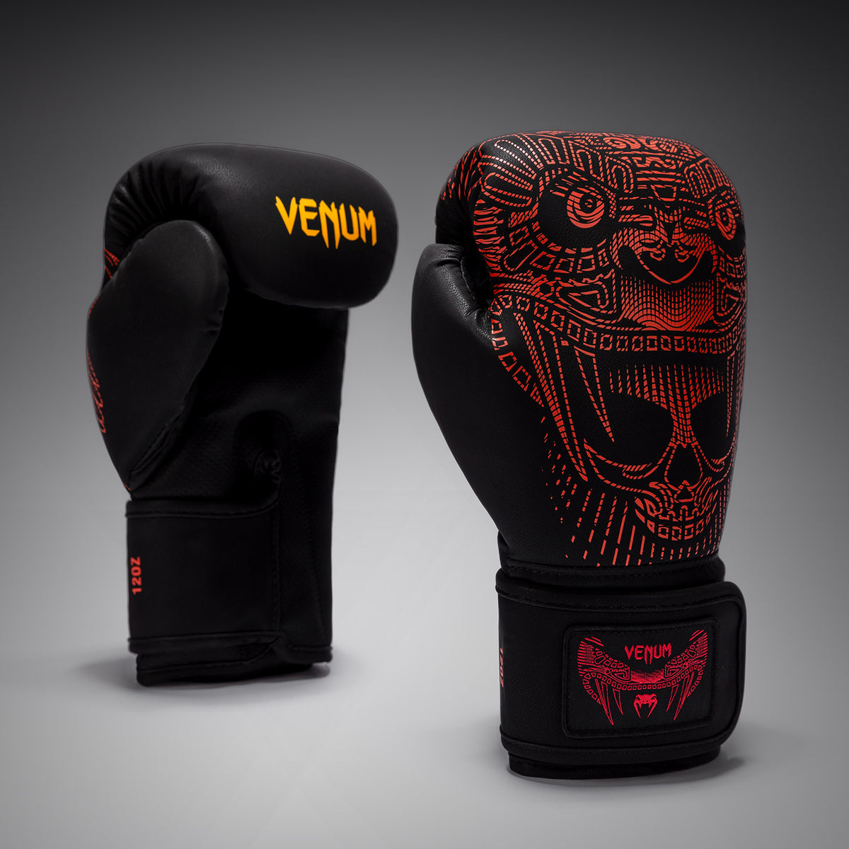 Gants de Boxe Venum Quetzal Fury - Noir/Rouge Fury/Mandarine - product-type_Gants de boxe