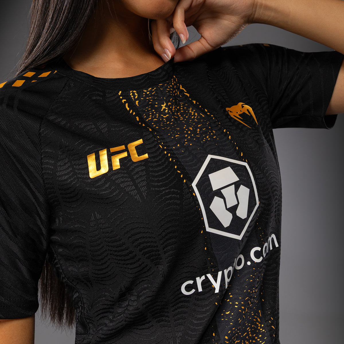 Maillot Officiel Walkout Femme UFC Zenith by Venum Authentic Fight Night - Champion - product-type_T-Shirts Dry Tech