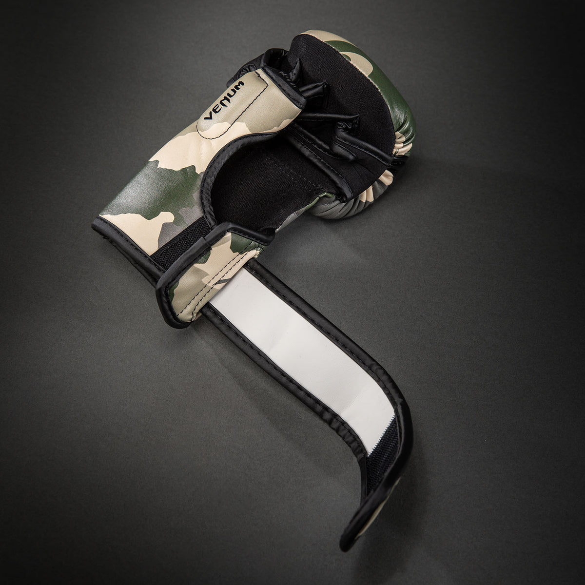 Gants de Sparring Venum Elite - Kaki/ Blanc Cassé