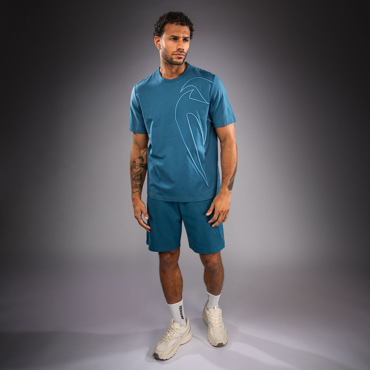 T-shirt en Coton Venum Giant 3D - Bleu Océan - product-type_T-Shirts