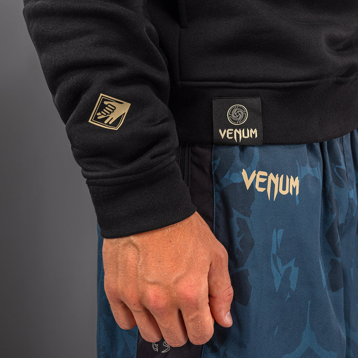 Sweat à capuche Fushiguro Jujutsu Kaisen x Venum – Vert Océan