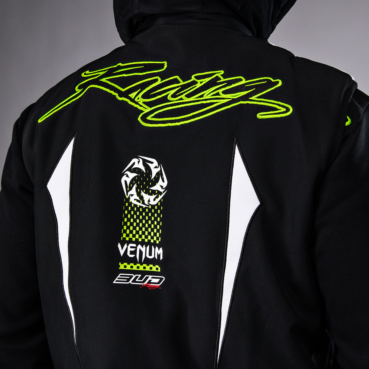 Veste sans manches pour Hommes Venum x Bud Racing - Noir/Blanc/Vert Citron - product-type_Vestes