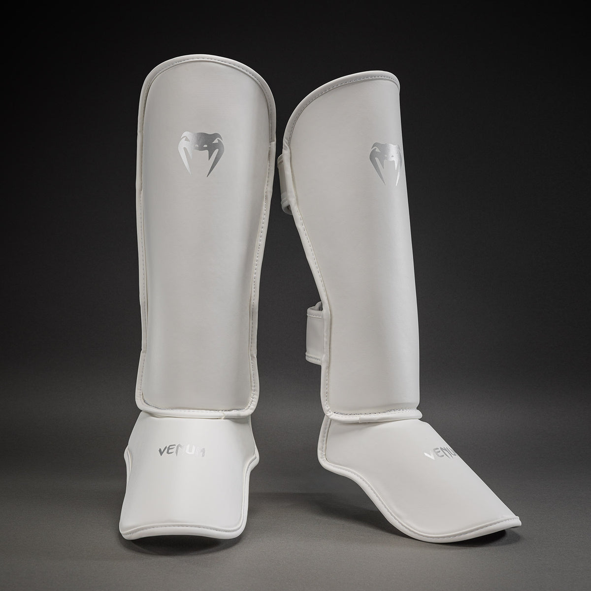 Protège-tibias Venum Contender 1.5 - Blanc/Argent - product-type_Protège-tibias