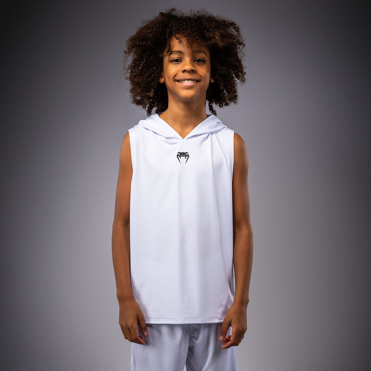Sweat à capuche sans manches Dry Tech pour Enfants Venum Elite - Blanc - product-type_Sweatshirts