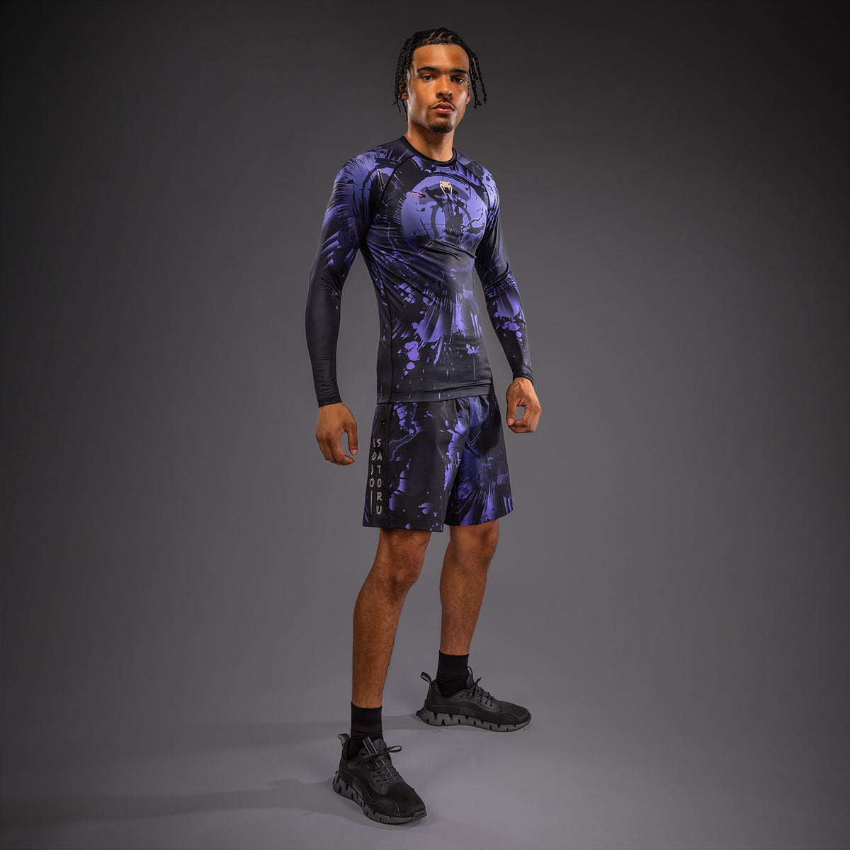Rashguard à Manches Longues Gojo Jujutsu Kaisen x Venum – Violet