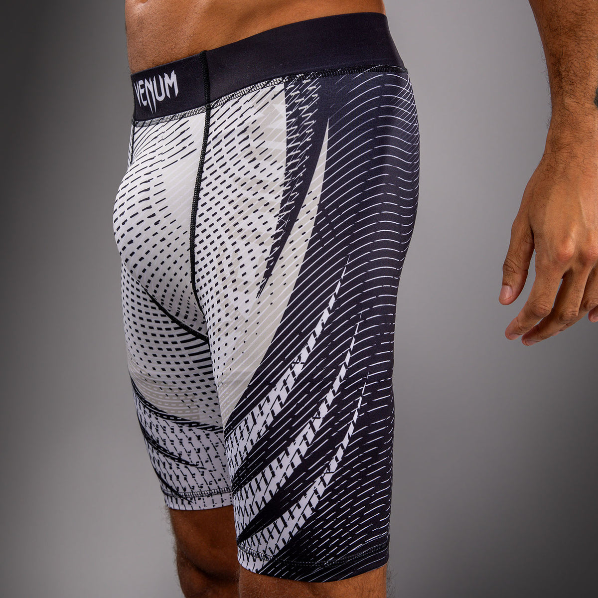 Short de Compression Venum Galactic 3.0 - Blanc Cassé/Noir - product-type_Shorts de compression