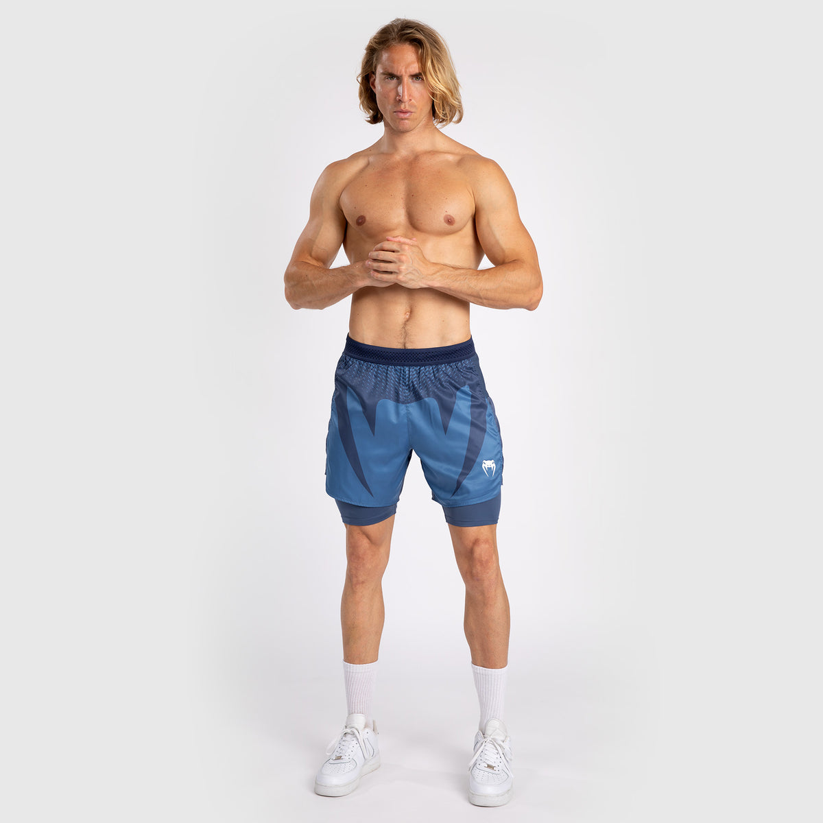 Short de Combat Pour Hommes Venum Attack - Bleu Marine - product-type_Shorts de training
