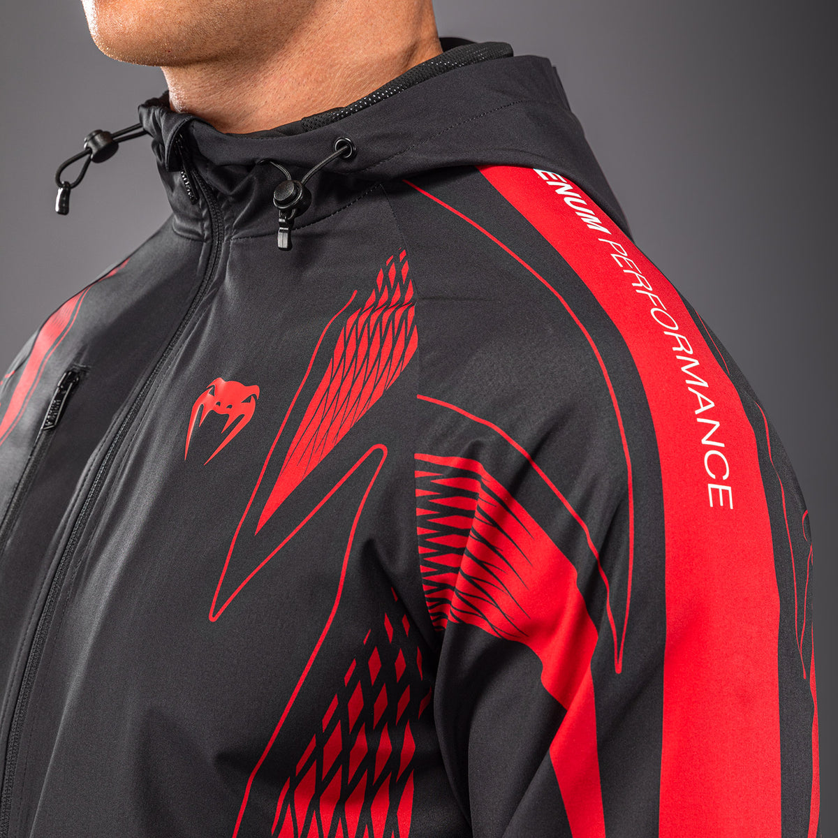Veste de survêtement Venum Amazonia Reborn - Noir/Rouge - product-type_Vestes