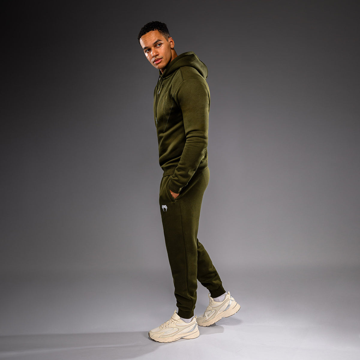 Sweat à capuche Venum Attack Fleece & Weave - Kaki - product-type_Sweatshirts