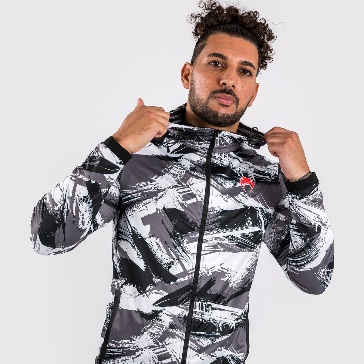 Sweat à capuche Venum Electron 3.0 - Gris/Rouge - product-type_Vestes