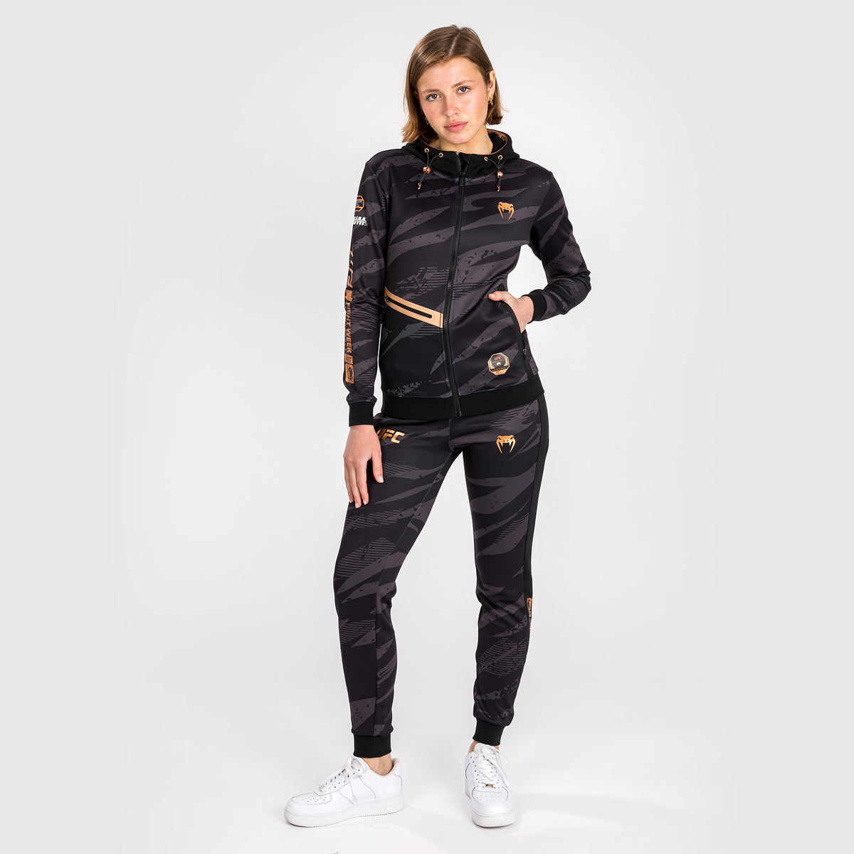 Veste À Capuche Zippé pour Femmes UFC Adrenaline by Venum Fight Week - Urban Camo - product-type_Vestes