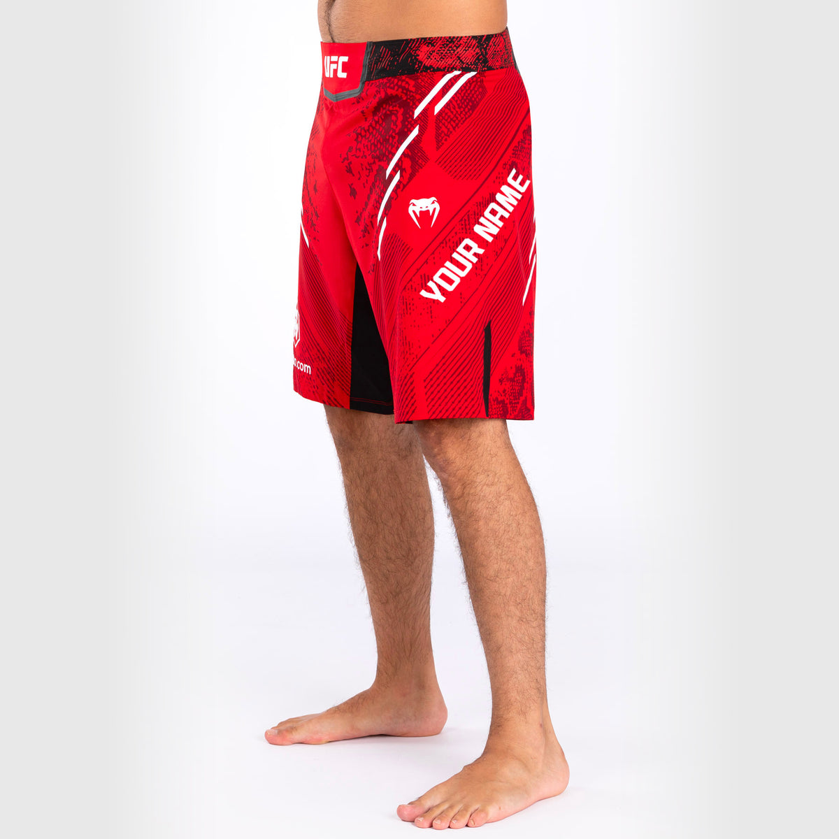Short de combat personnalisé Coupe longue pour Hommes UFC Adrenaline by Venum Authentic Fight Night – Rouge - product-type_Shorts de MMA