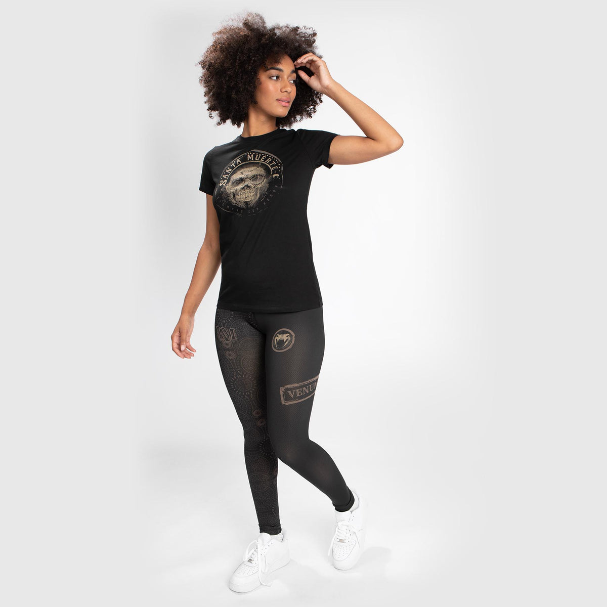 T-shirt Santa Muerte Dark Side Venum Femme - Noir/Marron - product-type_T-Shirts