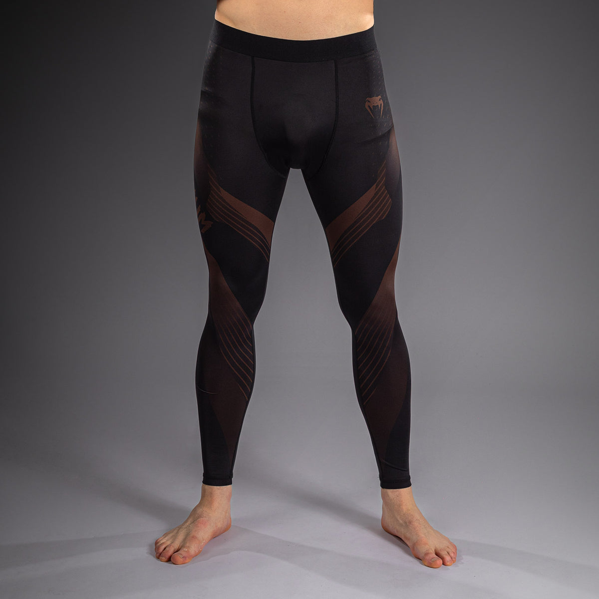 Pantalon de compression Venum No-Gi 6.0 - Noir/Marron - product-type_Pantalons de Compression