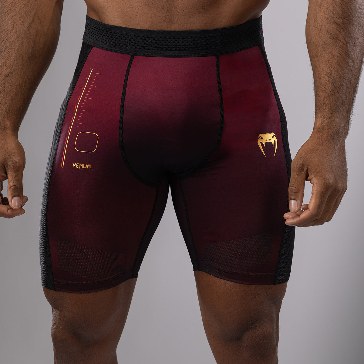 Short de compression Venum Tactical XT- Noir/Bordeaux/Or - product-type_Shorts de compression