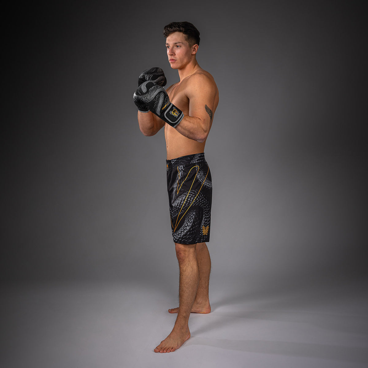 Short de Combat Venum Matupa - Noir/Gris/Or - product-type_Shorts de MMA