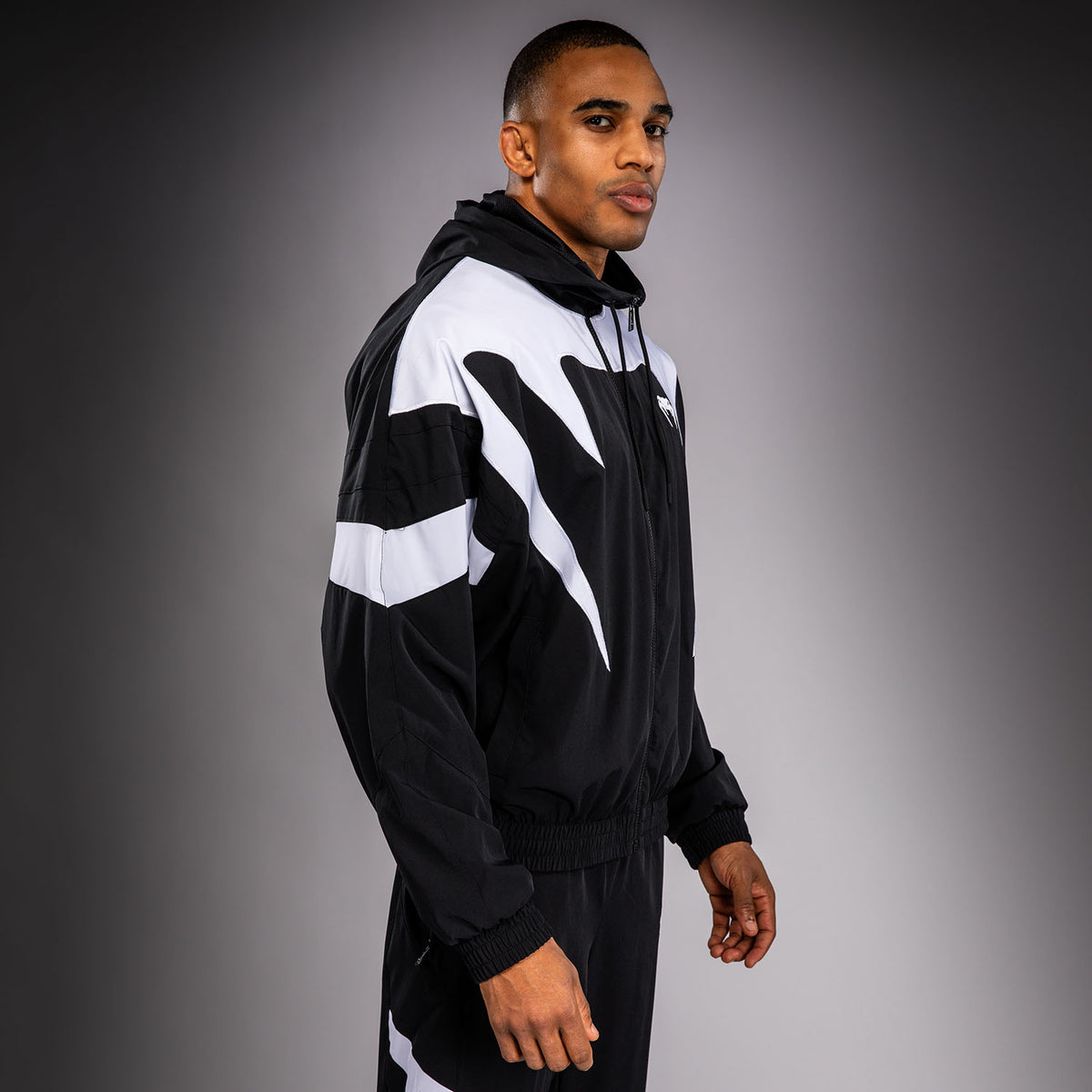 Veste de survêtement Venum Attack 90 - Blanc/Noir - product-type_Vestes