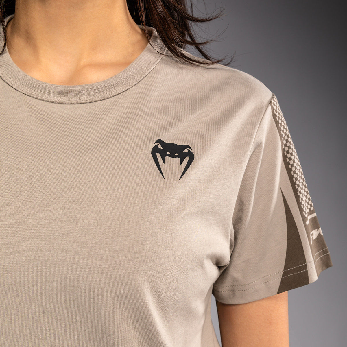 T-shirt à Manches Courtes pour Femme Venum UFC Unity by Venum Authentic Fight Week - Sable - product-type_T-Shirts