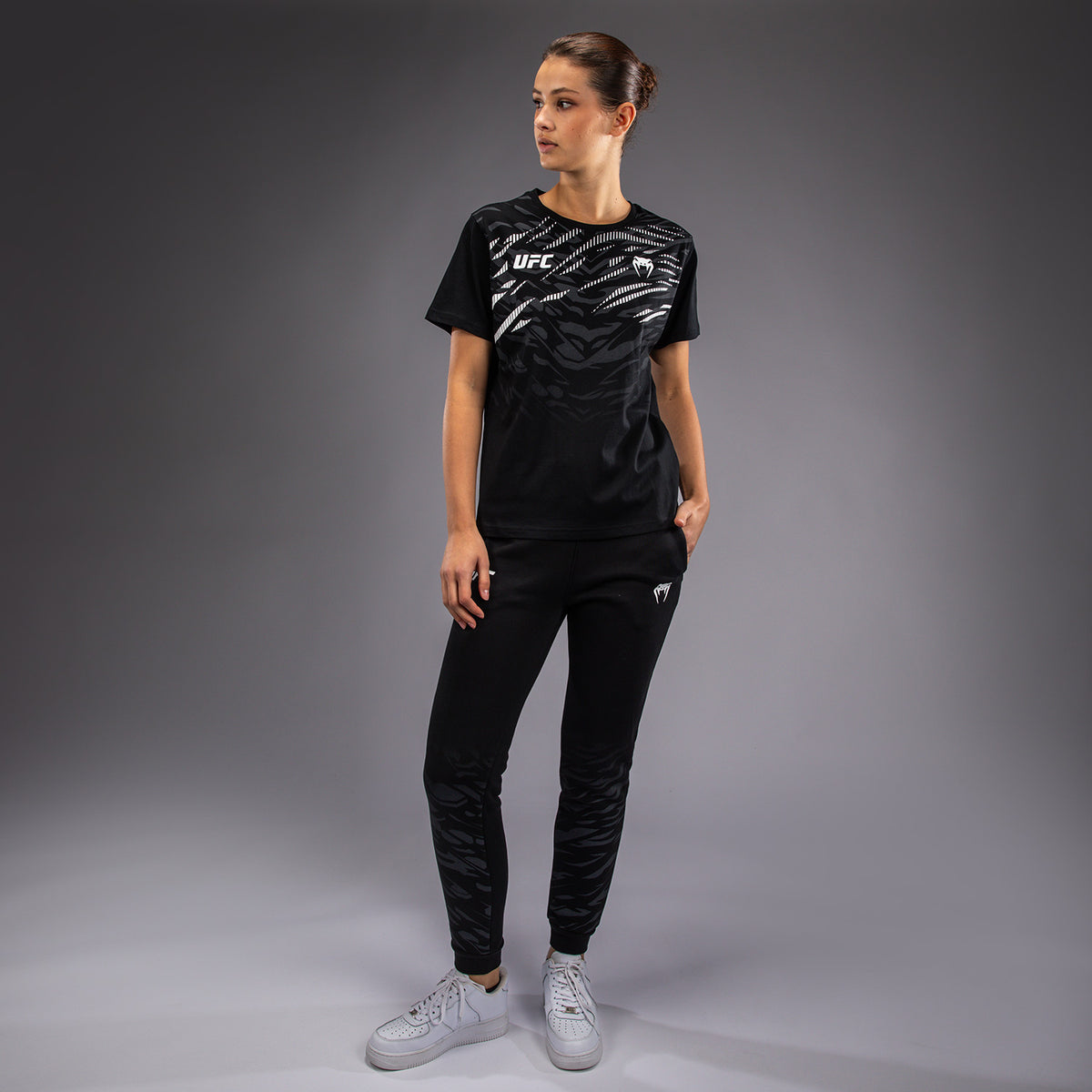 T-shirt à Manches Courtes pour Femmes UFC Fusion by Venum Replica - Noir - product-type_T-Shirts