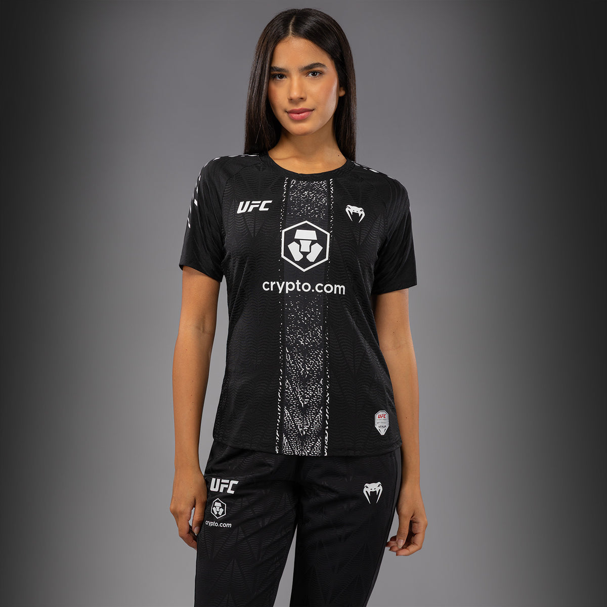 Maillot Officiel Walkout Femme Personnalisé UFC Zenith by Venum Authentic Fight Night - Noir - product-type_T-Shirts Dry Tech