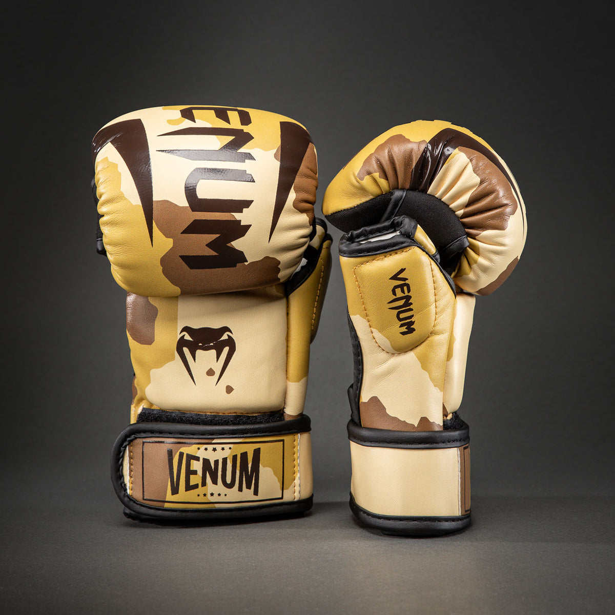 Gants de Sparring Venum Elite - Beige Clair/Marron