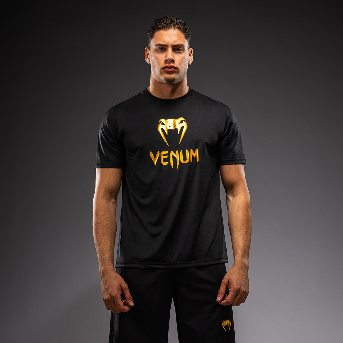 T-shirt Dry Tech Venum Classic - Noir/Or - product-type_T-Shirts Dry Tech