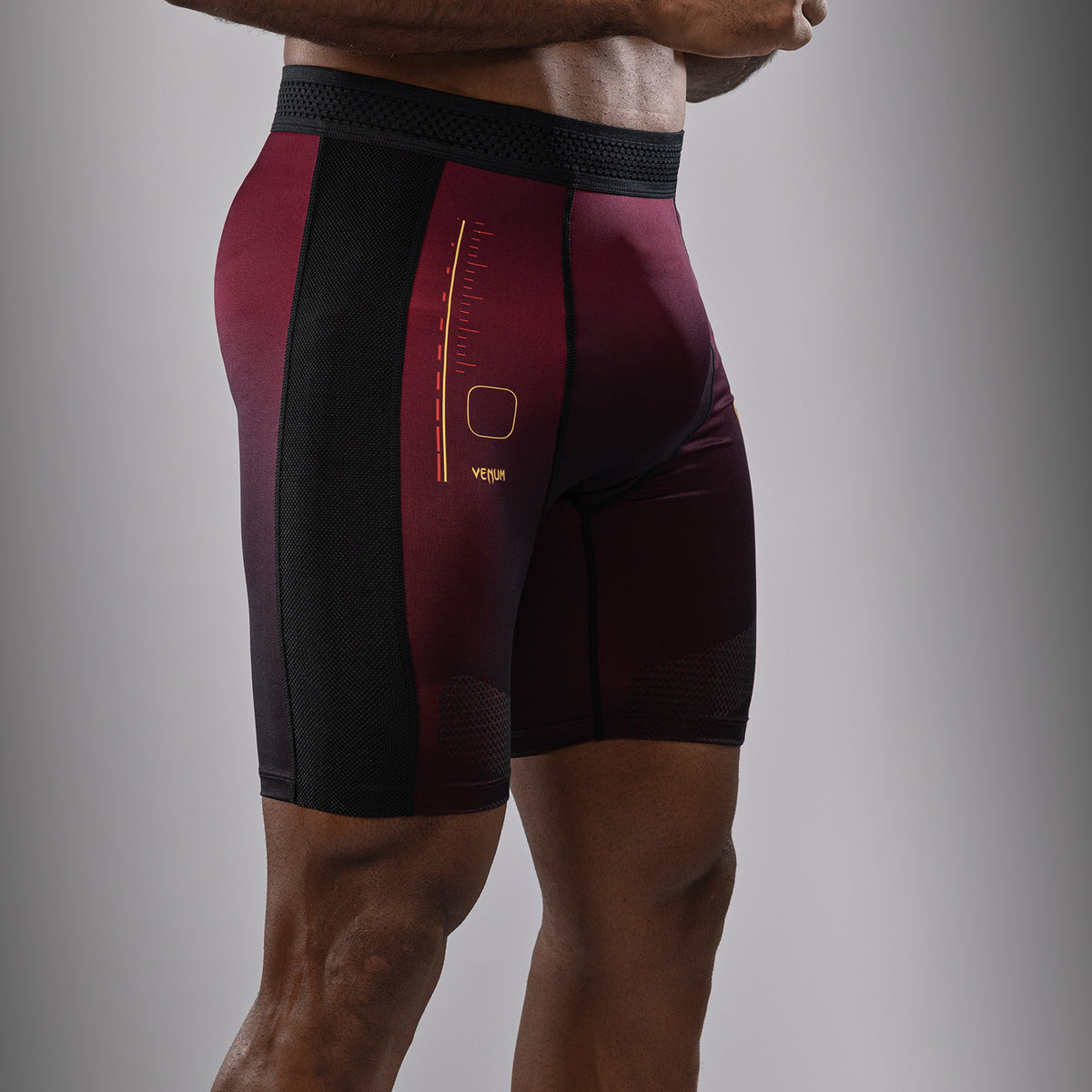 Short de compression Venum Tactical XT- Noir/Bordeaux/Or - product-type_Shorts de compression