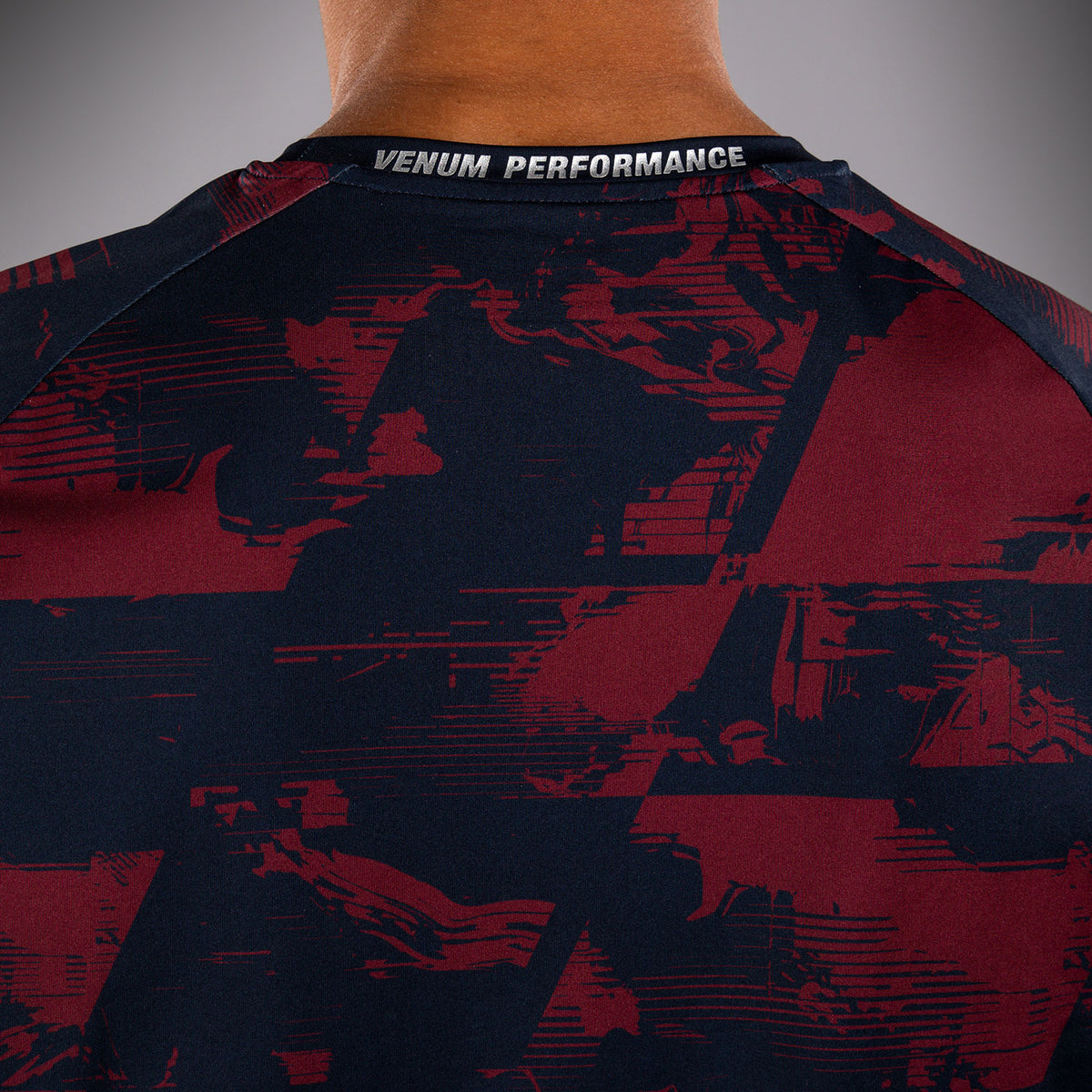 T-shirt manches courtes Performance Homme UFC Zenith by Venum Authentic Fight Week - Bleu marine/Bordeaux/Argent - product-type_T-Shirts Dry Tech