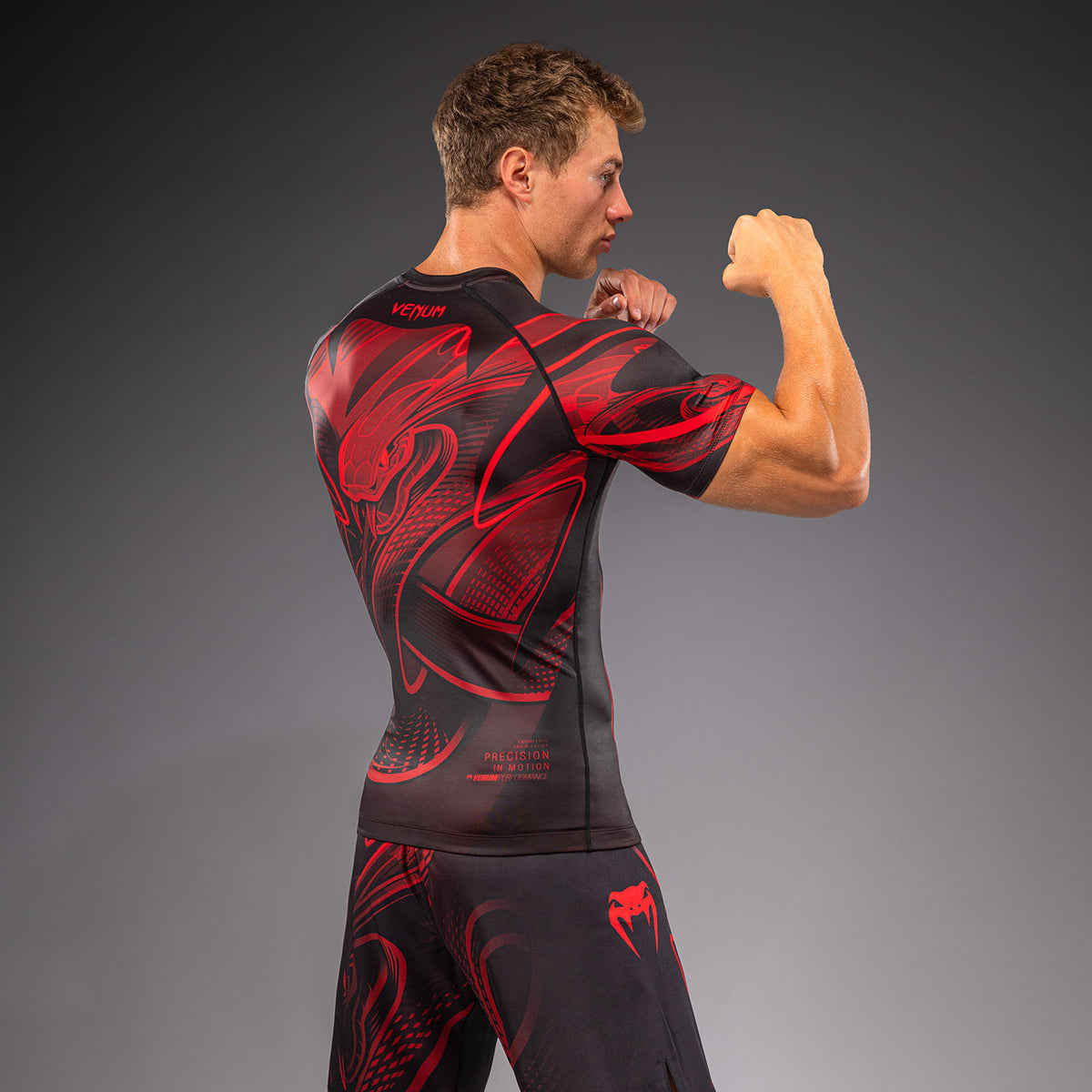 Rashguard manches courtes Venum Crimson Viper 2.0 - Noir/Rouge - product-type_T-Shirts de Compression