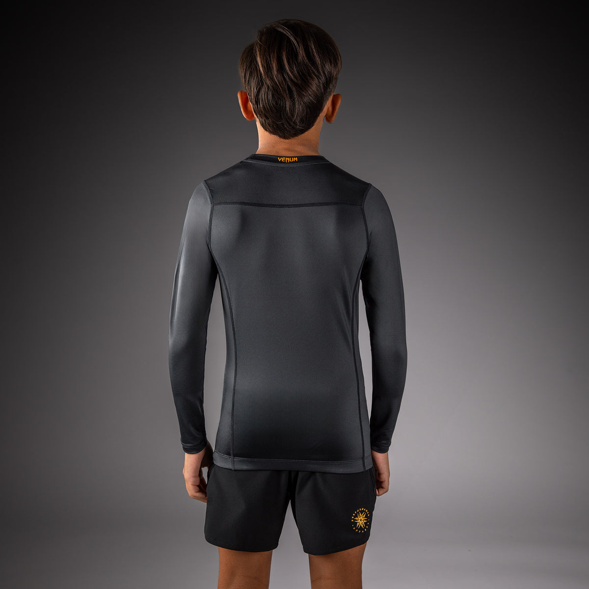 Rashguard manches longues pour Enfant Venum Attack - Noir/Or - product-type_T-Shirts de Compression