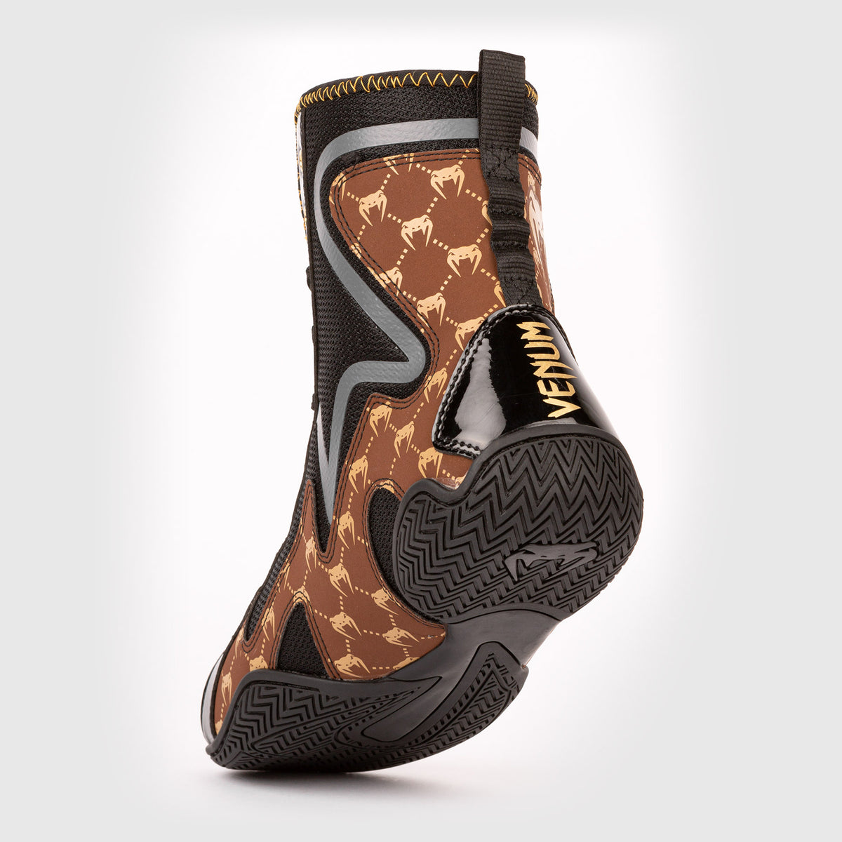 Chaussures de Boxe Venum Elite Evo Monogram - Noir/Marron - product-type_Chaussures de boxe