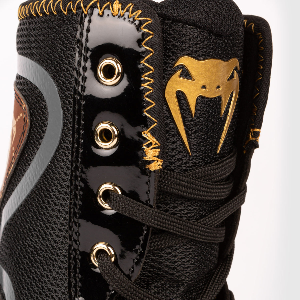 Chaussures de Boxe Venum Elite Evo Monogram - Noir/Marron - product-type_Chaussures de boxe