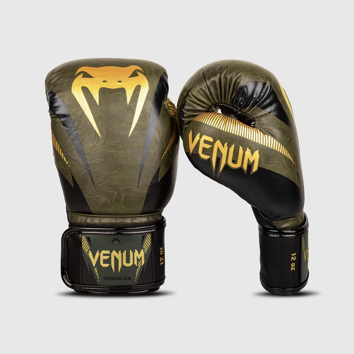 Gants de boxe Venum Impact – Kaki/Or - product-type_Gants de boxe