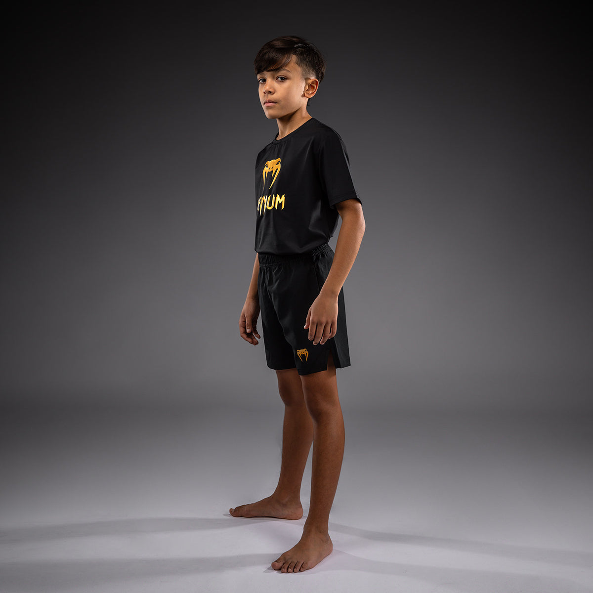 Short d'entraînement pour Enfants Venum Contender - Noir/Or - product-type_Shorts de training