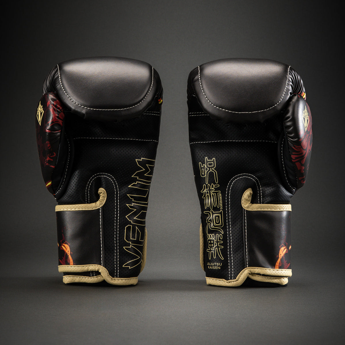 Gants de boxe Sukuna Jujutsu Kaisen x Venum – Noir/Beige