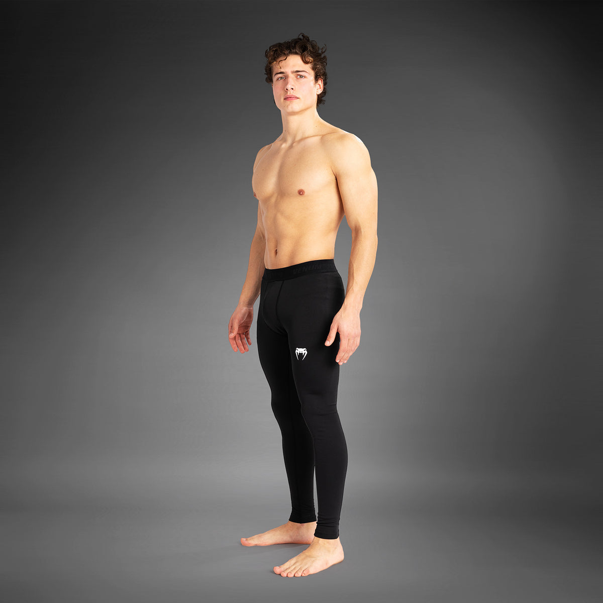 Pantalon de compression pour hommes Venum Contender - Noir/Blanc - product-type_Pantalons de Compression