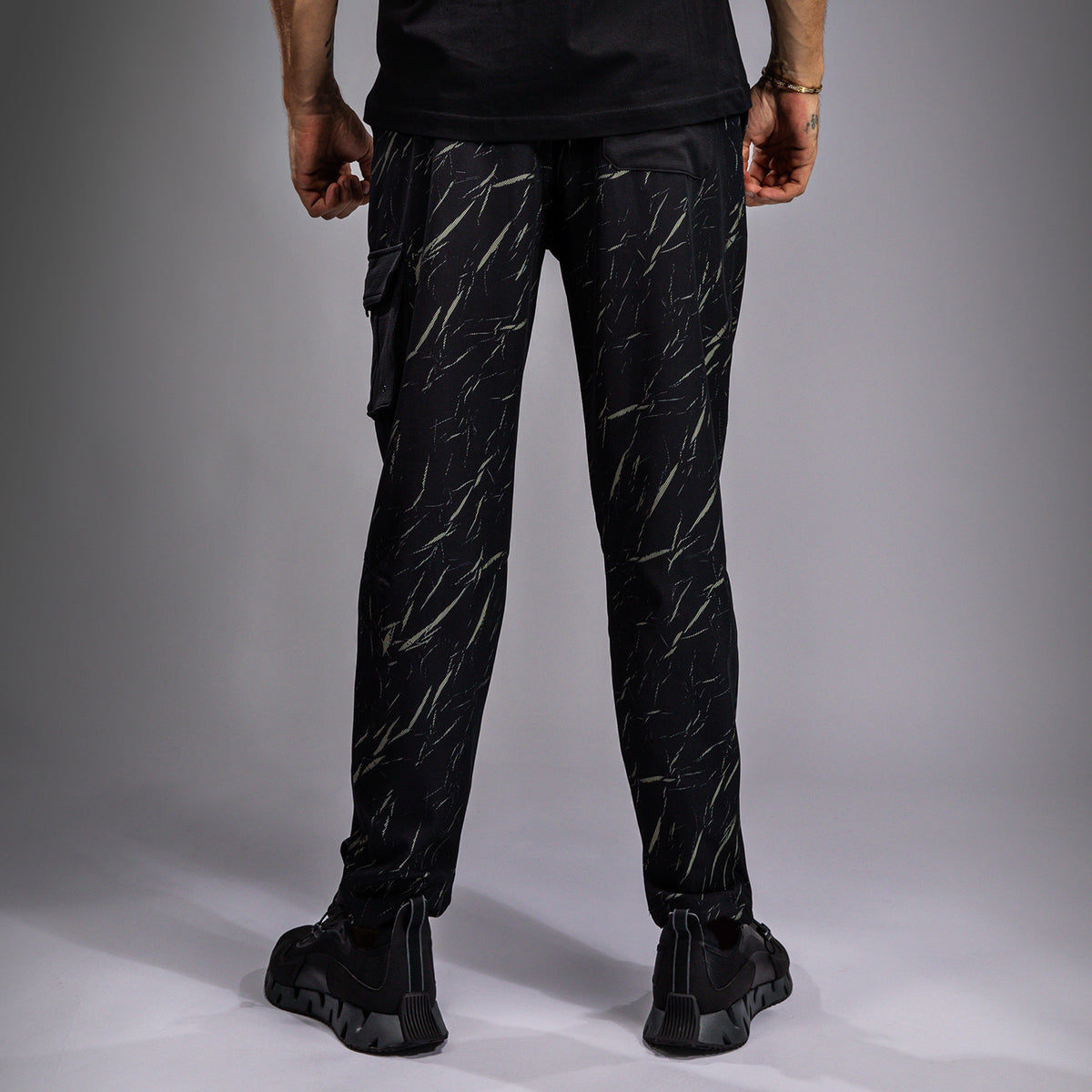 Jogging pour Hommes Venum Trooper - Noir/Beige - product-type_Pantalons de jogging