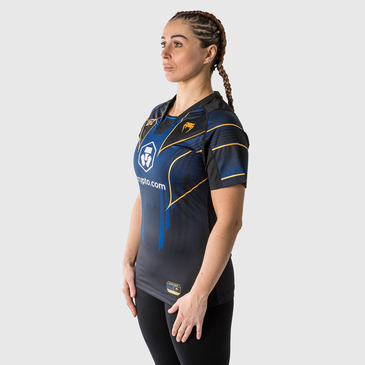 T-shirt Technique Femme Personnalisé UFC Venum Authentic Fight Night 2.0 - Midnight Edition - Champion - product-type_T-Shirts Dry Tech