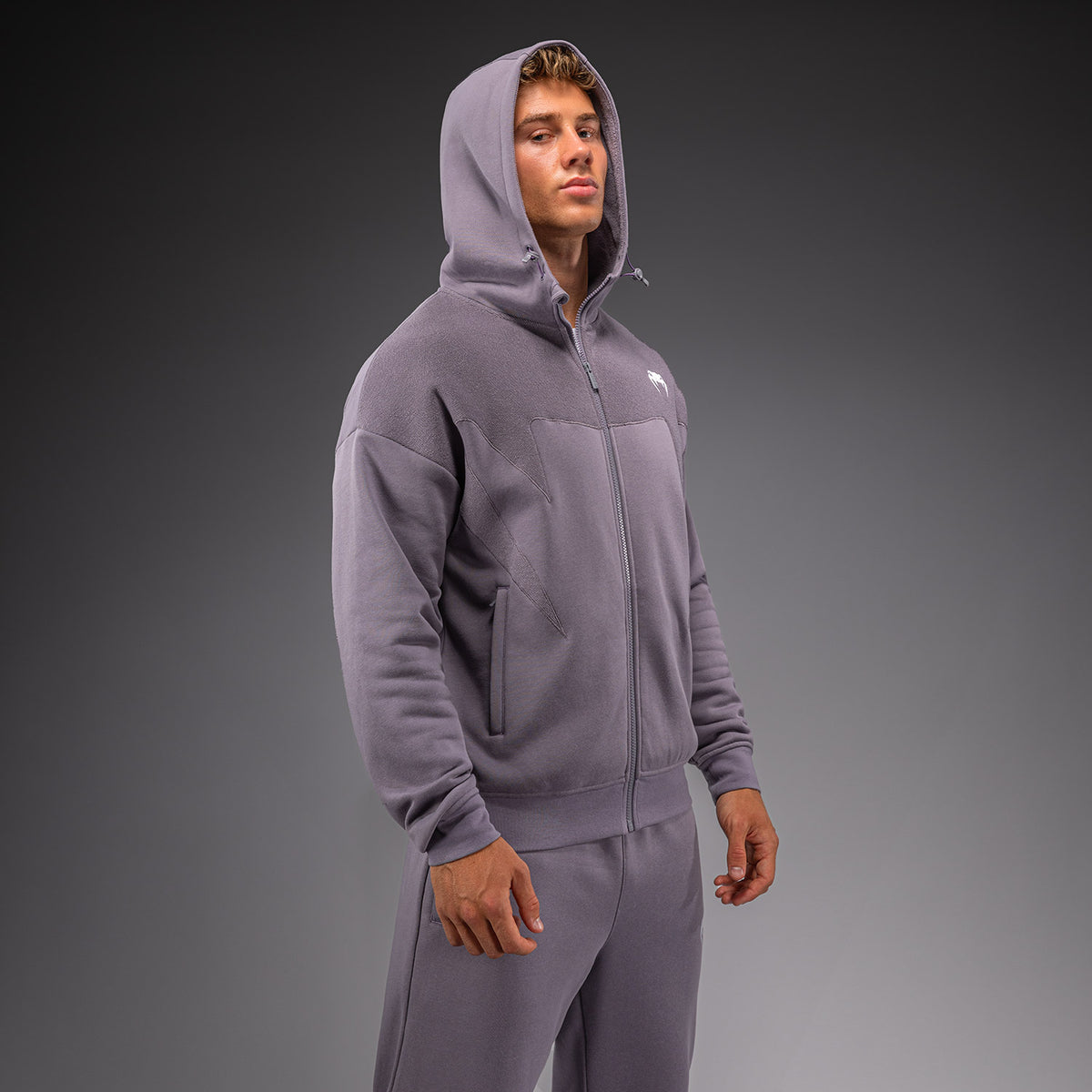 Veste de survêtement Venum Attack Fleece & Weave - Gris lavande - product-type_Sweatshirts