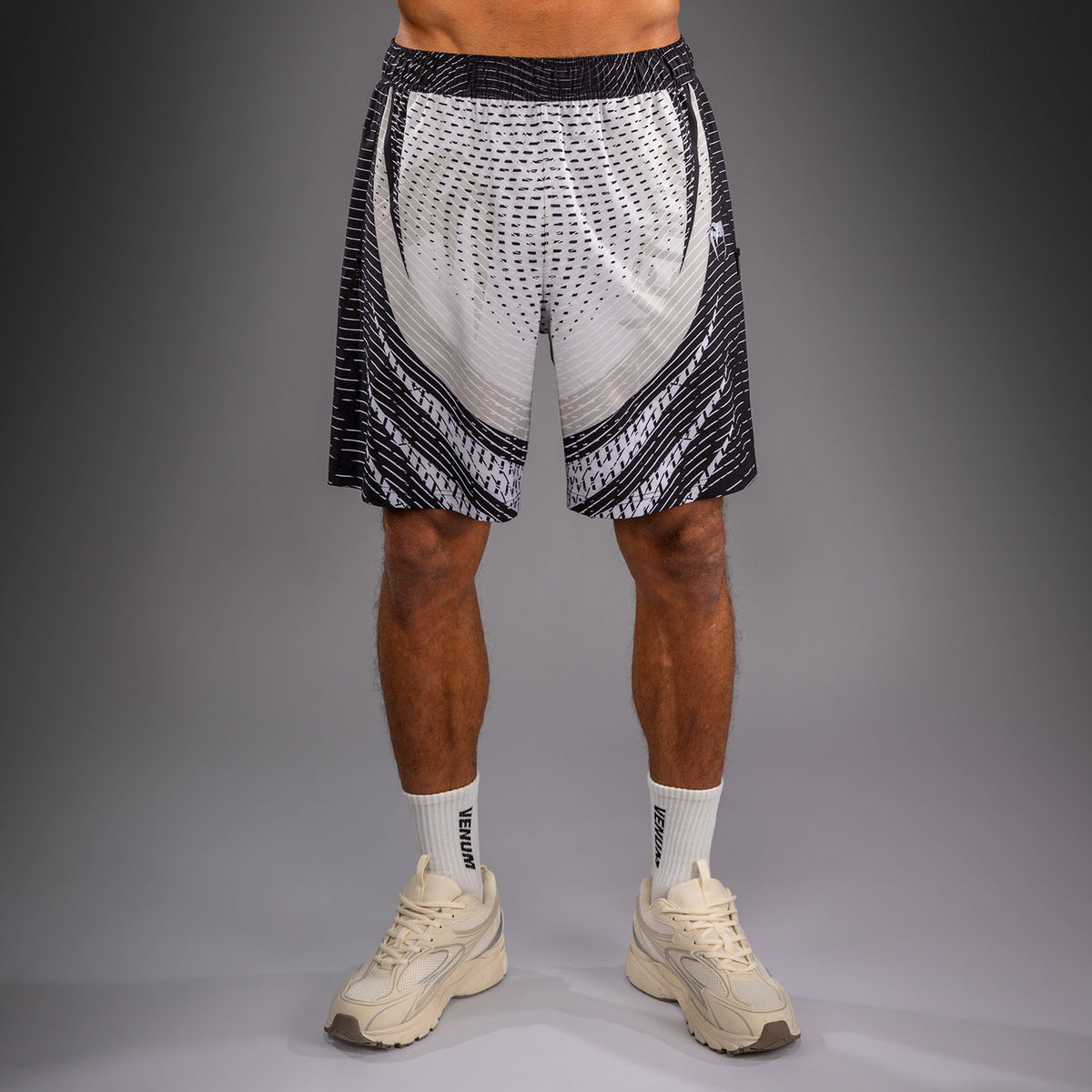 Short d’Entraînement Venum Galactic 3.0 - Blanc Cassé/Noir - product-type_Shorts de training