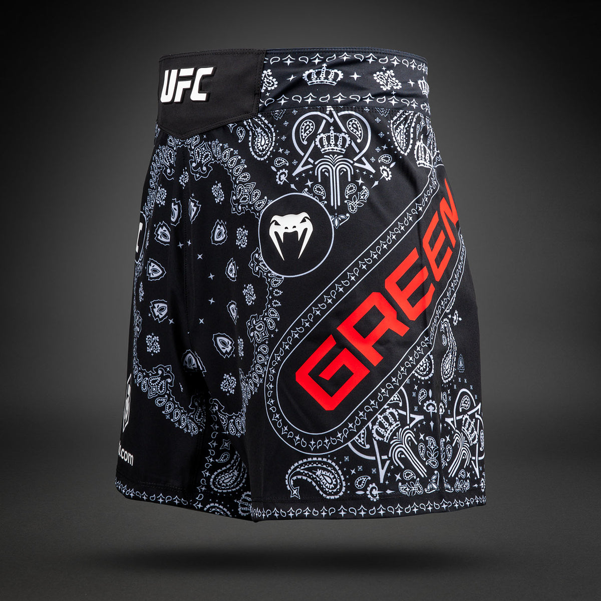 Short de Combat pour homme UFC Adrenaline Unrivaled by Venum King Green - Noir - product-type_Shorts de MMA